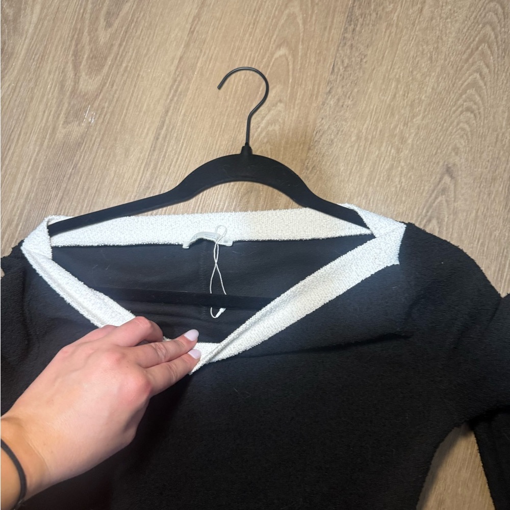 ZARA fitted black top S - Picture 5 of 13